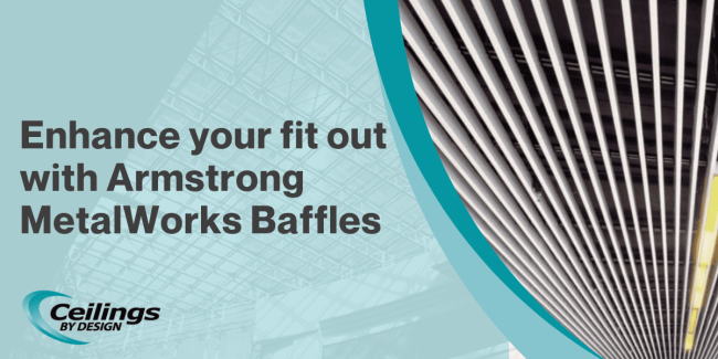 Enhance your fit out with Armstrong MetalWorls Baffles