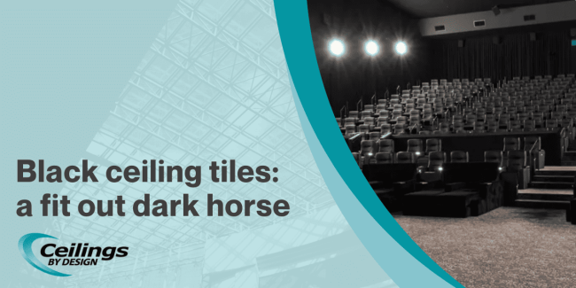 2023-09 black ceiling tiles Black ceiling tiles: a fit out dark horse